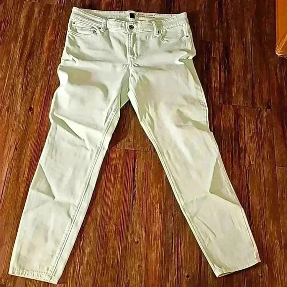 Womens Gap Denim Legging Mint Green Sz 12 27" inseam - Picture 1 of 4